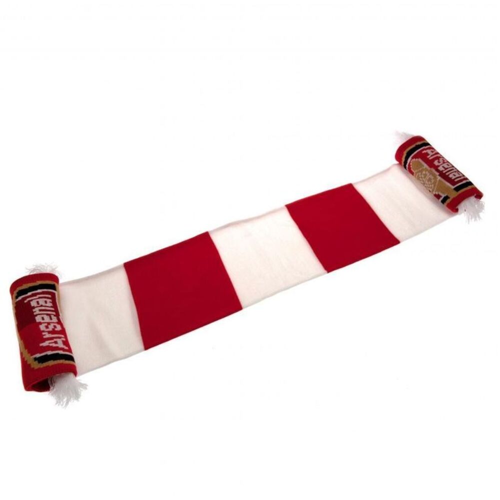 Arsenal FC Stripe Scarf / Red/White